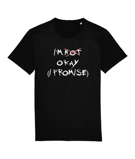 I'm Okay My Chemical Romance Inspired Organic T-Shirt