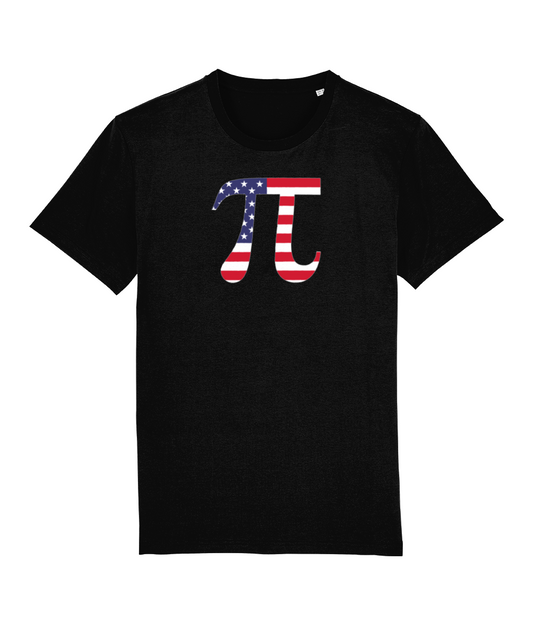 American Pi Flag Organic Cotton T-Shirt
