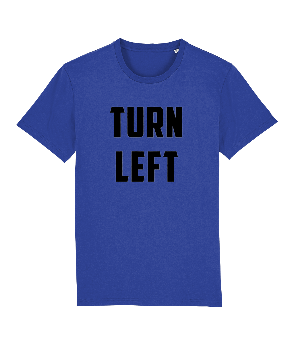 Doctor Who Turn Left Front & Back Print Organic T-Shirt