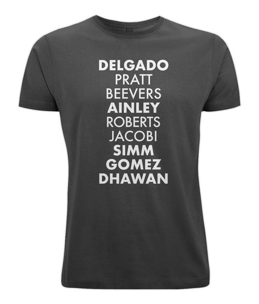 The Master Actor Names Doctor Who Organic T-shirt