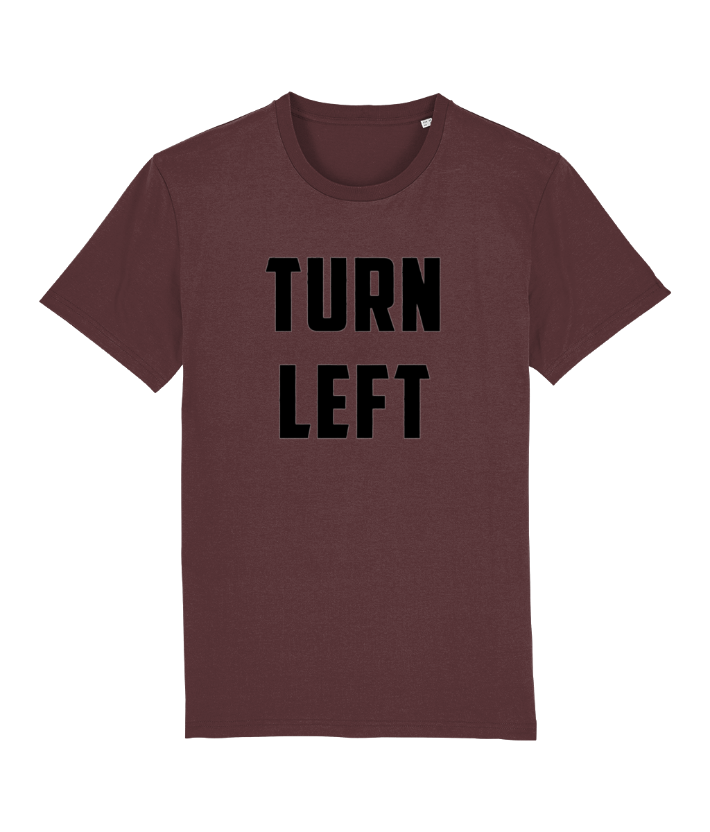Doctor Who Turn Left Front & Back Print Organic T-Shirt