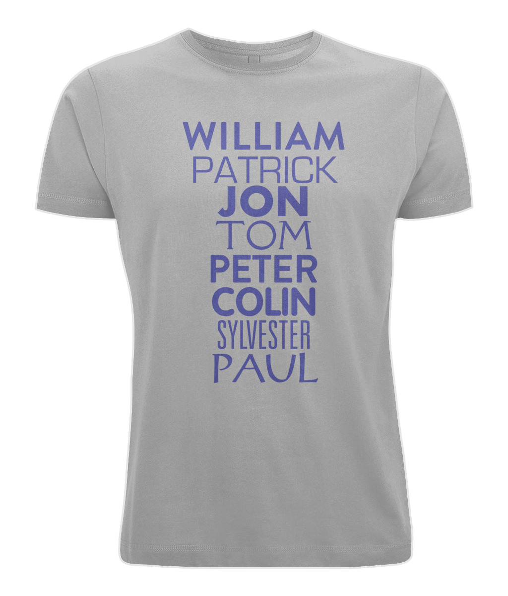 Doctor Who The Names of the Doctor Light Organic T-Shirt