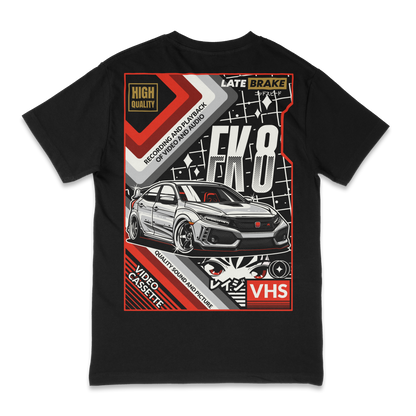 Late Brake Civic VHS T-Shirt