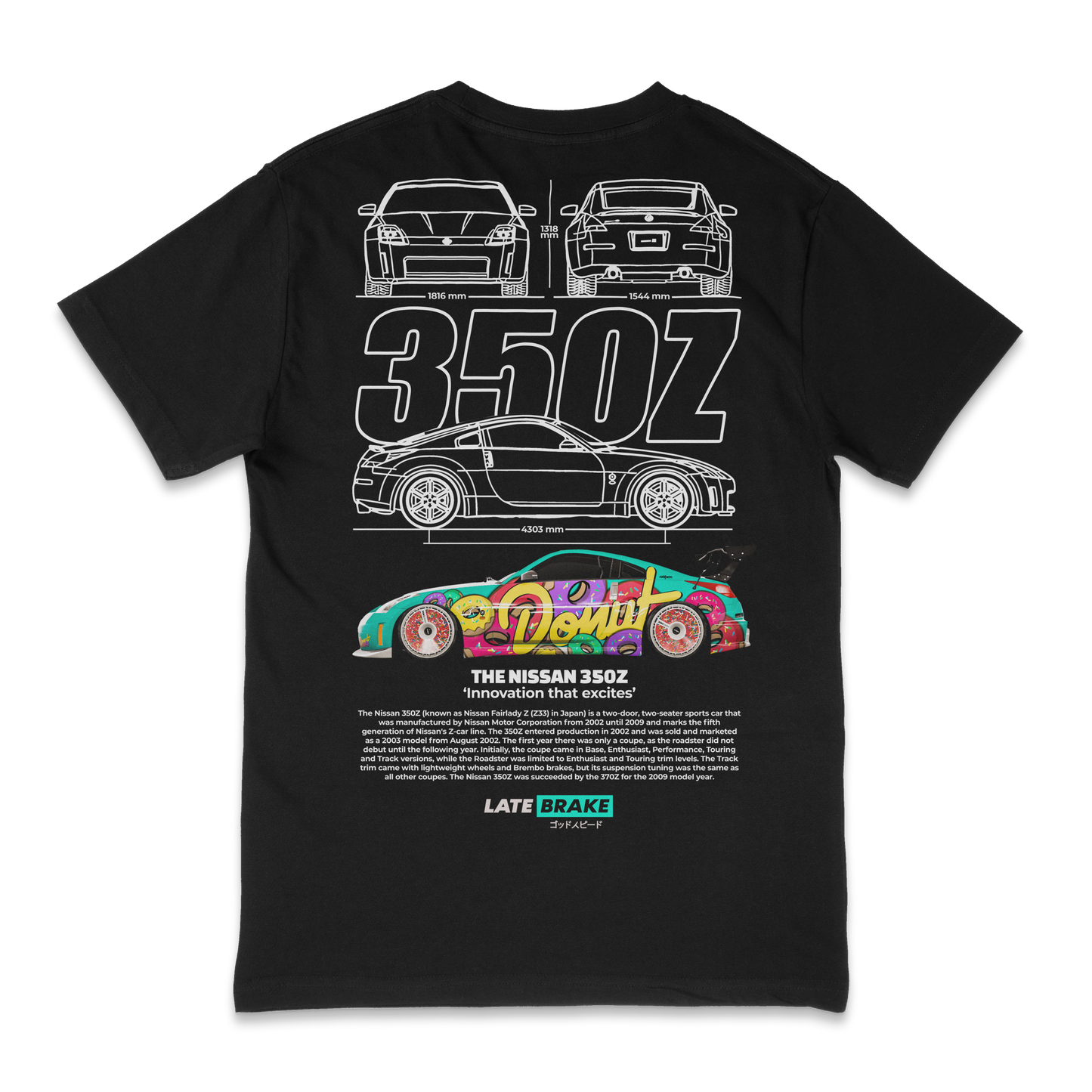 Late Brake 350z Drivers Collective T-Shirt
