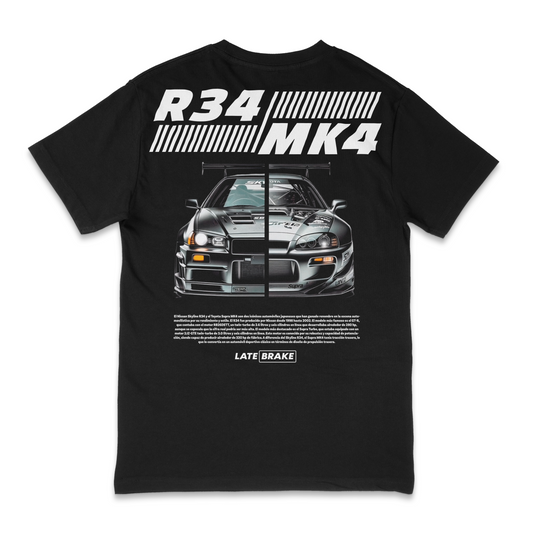 Late Brake R34 MK4 Drivers Collective T-Shirt