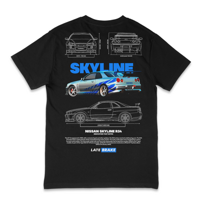 Late Brake Skyline Drivers Collective T-Shirt